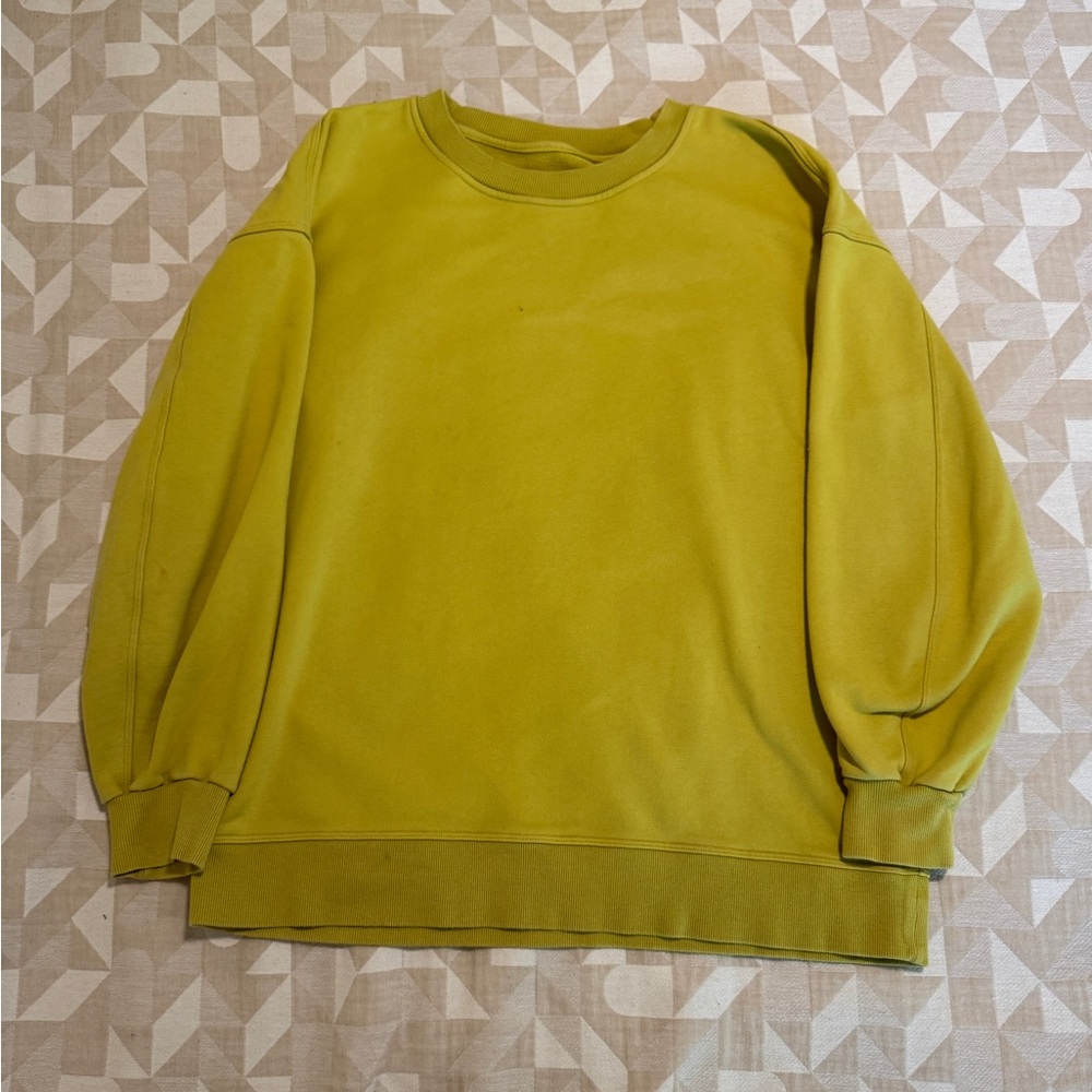 Men's Mustard Sweater Lululemon size medium